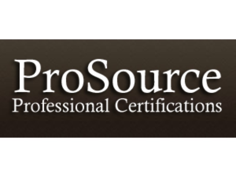Prosource Professional Certifications Prosource Professional Certifications